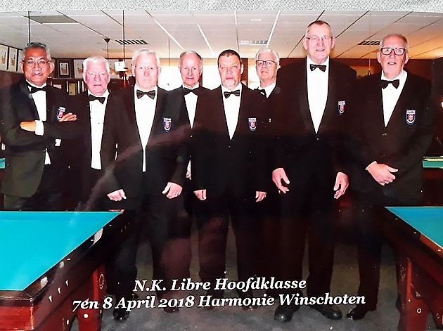 Arbiters bij het NK Libre Hoofdklasse bij Sociëteit De Harmonie - Sociëteit De Harmonie Winschoten